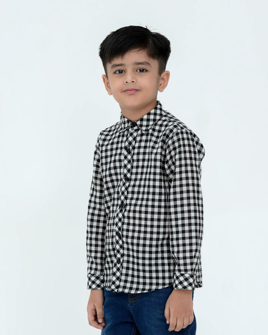 Boys Casual Shirts - Black