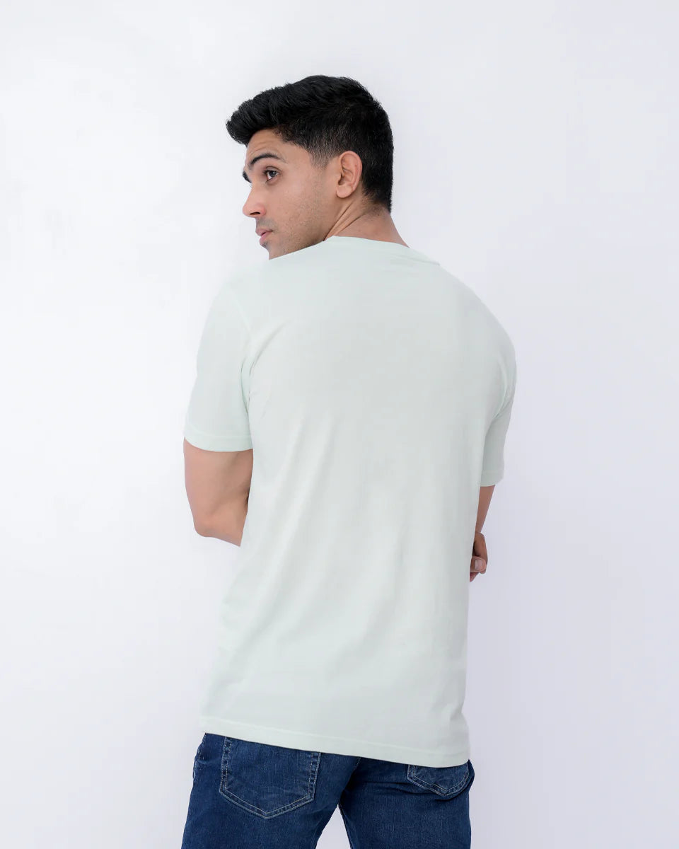 Men’s Cotton Graphic T-Shirt – Hint of Mint