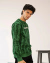 Men Regular Fit Sweatshirt - Green Camouflage - Harwage