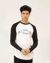 Men Full Sleeve T-Shirt - White - Harwage