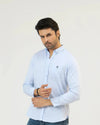 Men Casual Dress Shirt - Clear Sky - Harwage