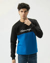 Men Sweatshirt Regular Fit - Blue - Harwage