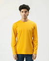Men Full Sleeve Shirt - Yellow - Harwage