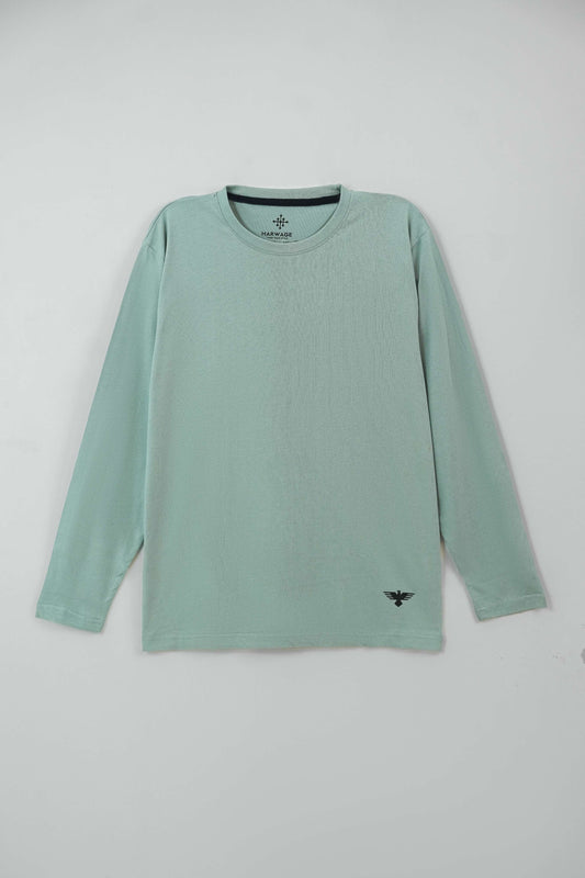 Men Classic Full-Sleeve T-Shirt - Grey