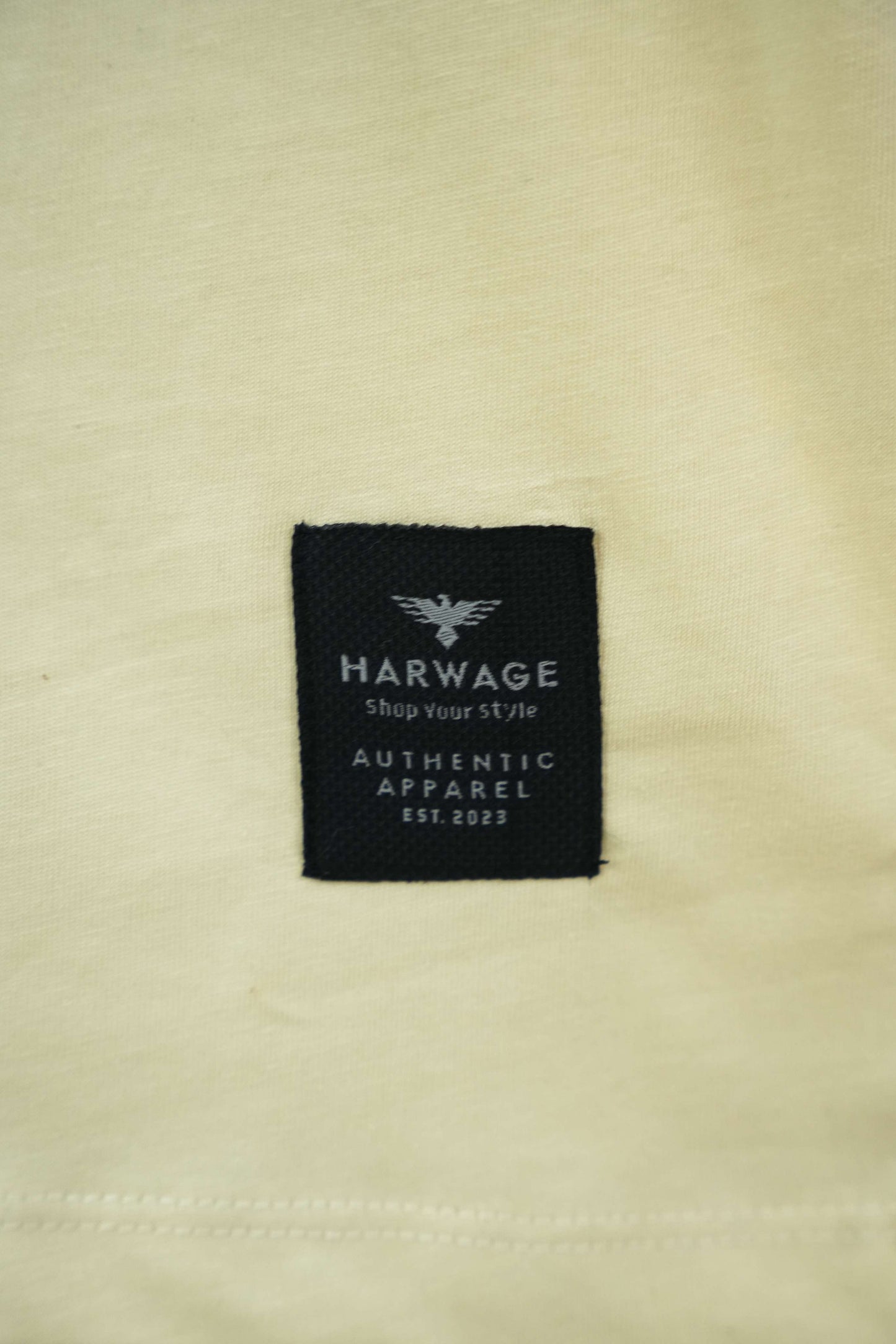 Men's Henley Zip Pique Polo Shirt - Cloud Cream