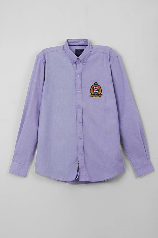 Men's Woven Casual Shirt - Blue