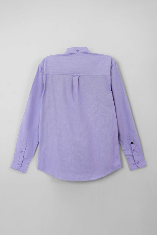 Men's Woven Casual Shirt - Blue