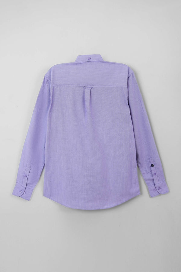 Men's Woven Casual Shirt - Blue