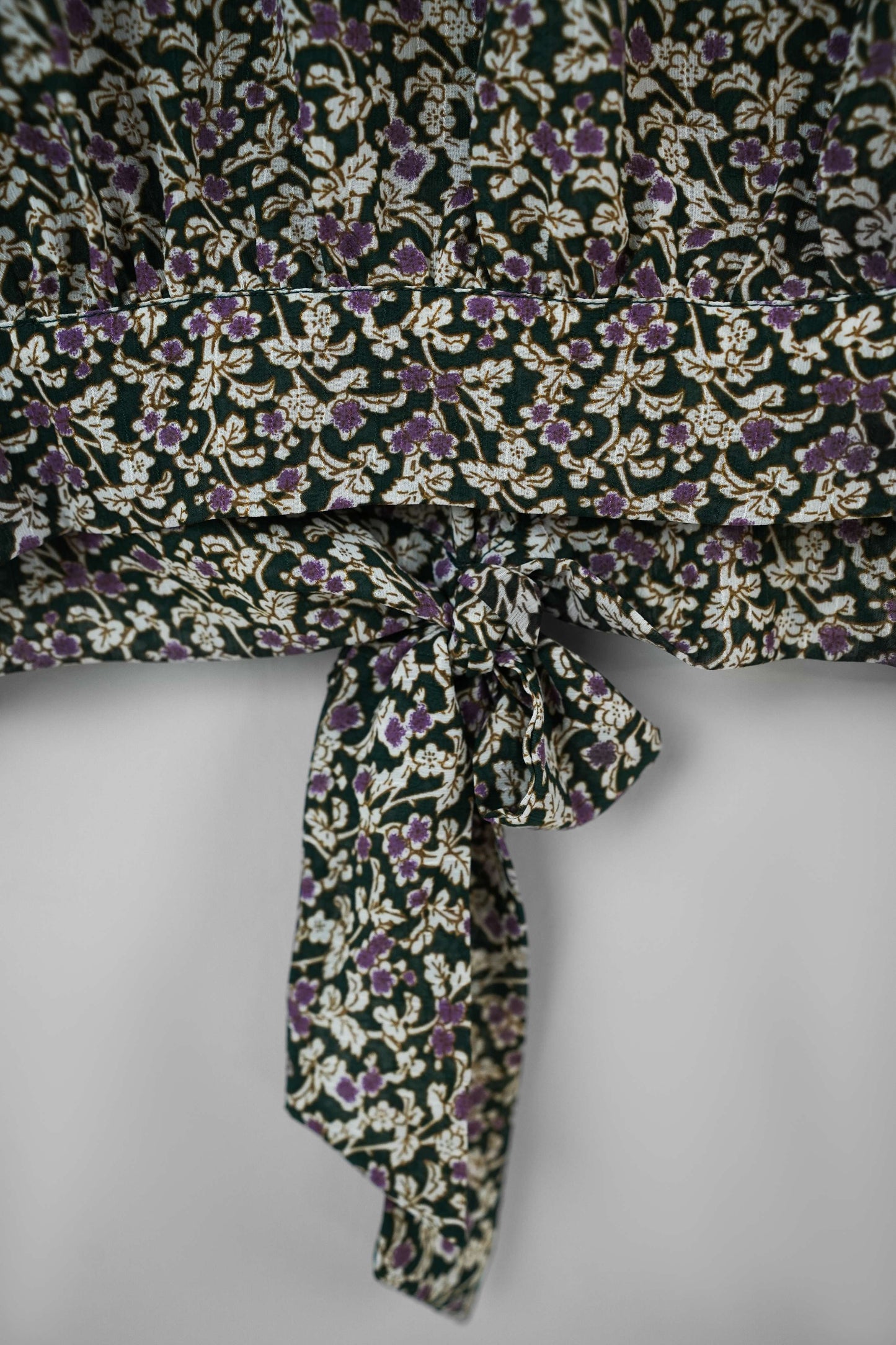 Women Cropped Shirt - Dark Green