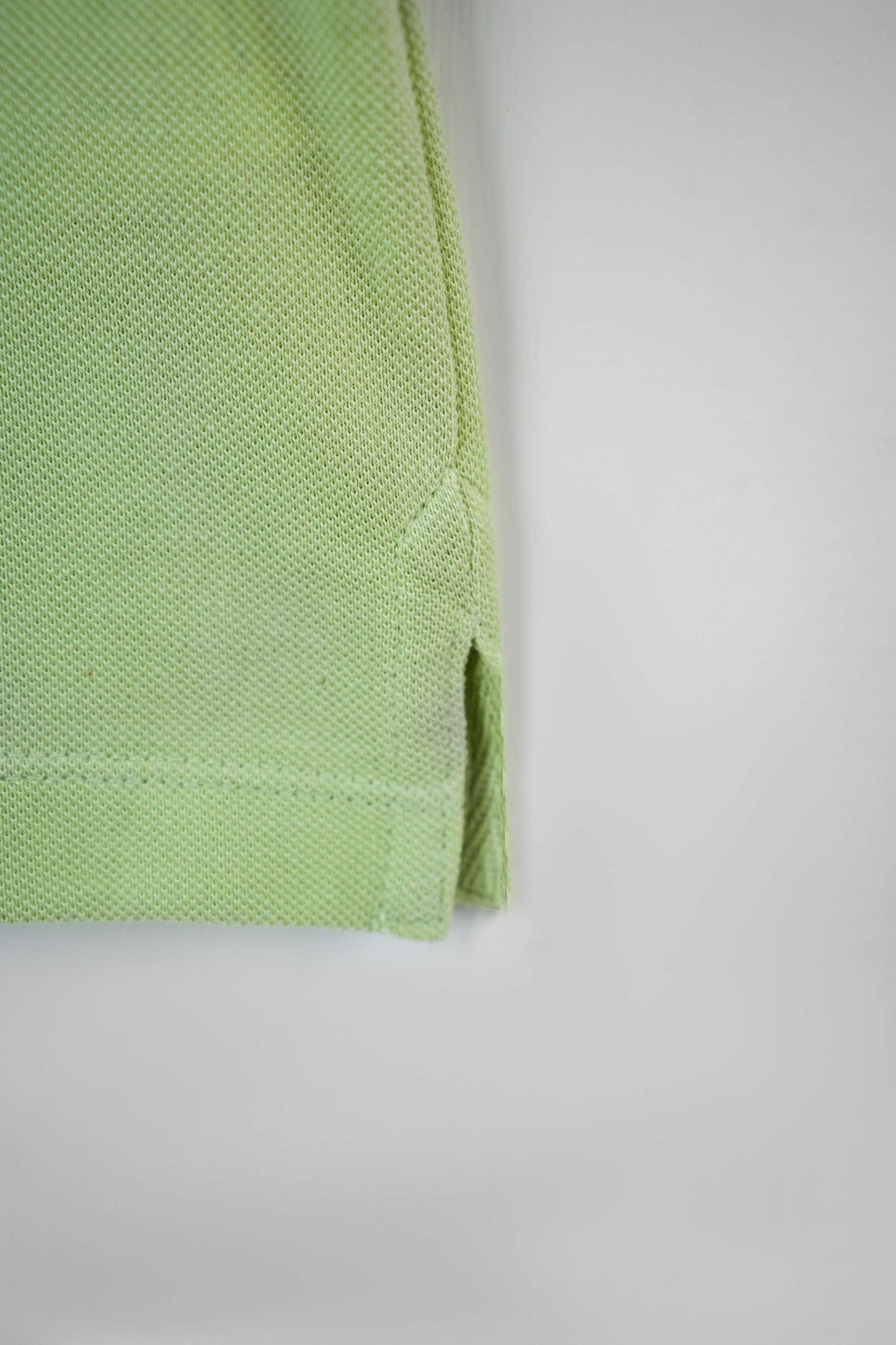 Little Boys' Pique Polo Shirt - Lime Cream