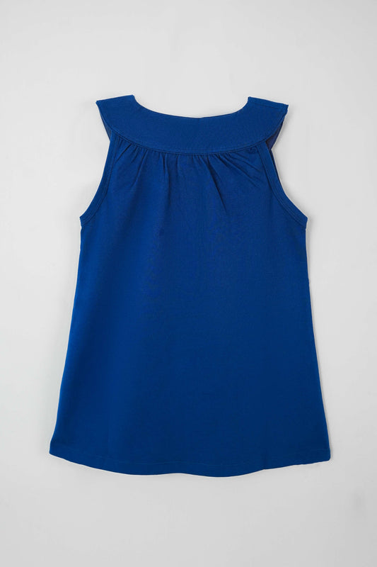 Little Girls' Polyester Graphic T-Shirt - Indigo