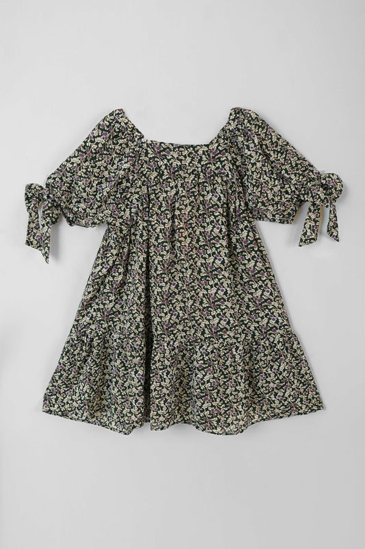 Little Girls' Tunic Shirt - Dark Green