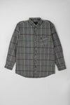 Men Grey Checkered Casual Shirt - Grey Checkered