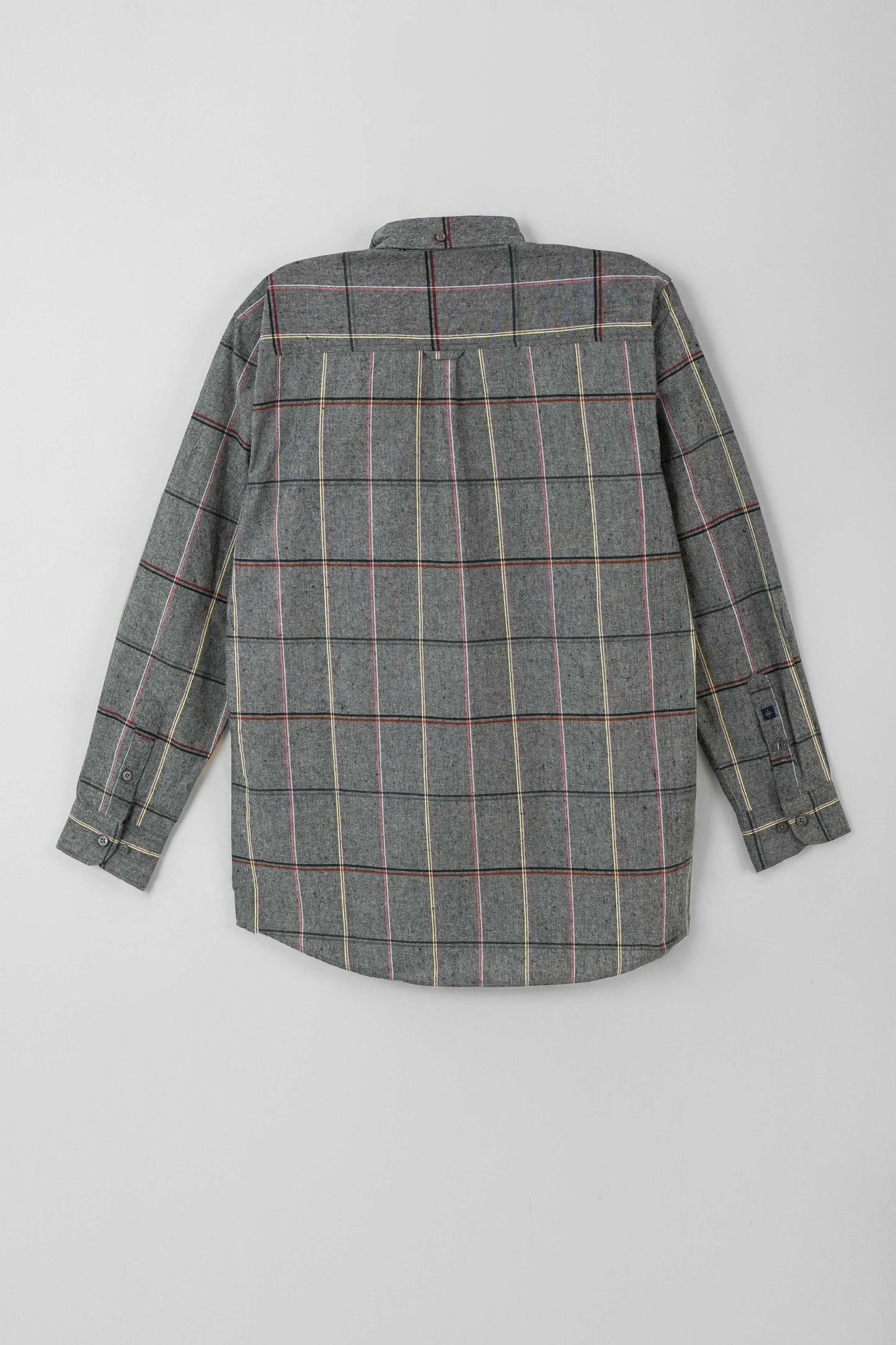 Men Grey Checkered Casual Shirt - Grey Checkered