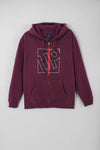 Men's Cozy LSF Fleece Hoodie - Maroon
