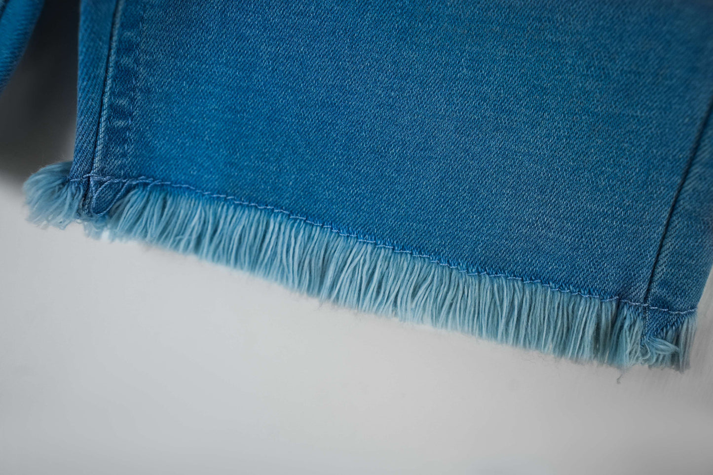 Little Girls' Straight Fit Stretch Denim Jeans - Light Blue