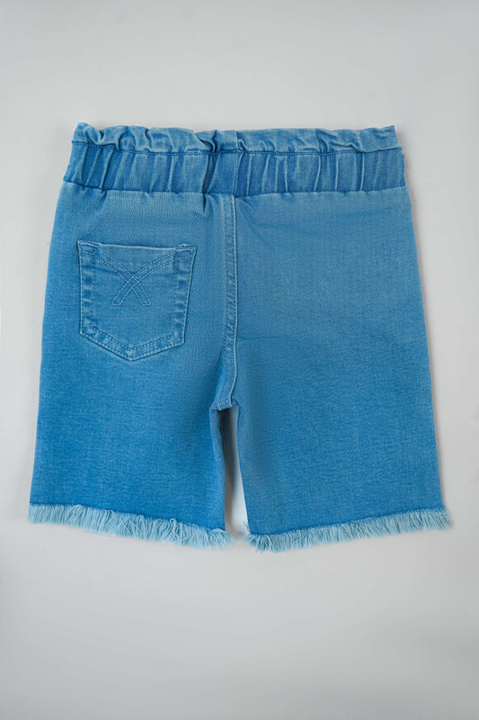 Little Girls' Straight Fit Stretch Denim Jeans - Light Blue