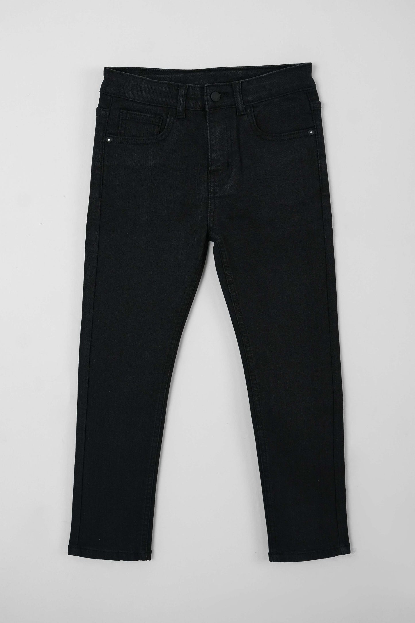 Men's Skinny Fit Denim Jeans - Black