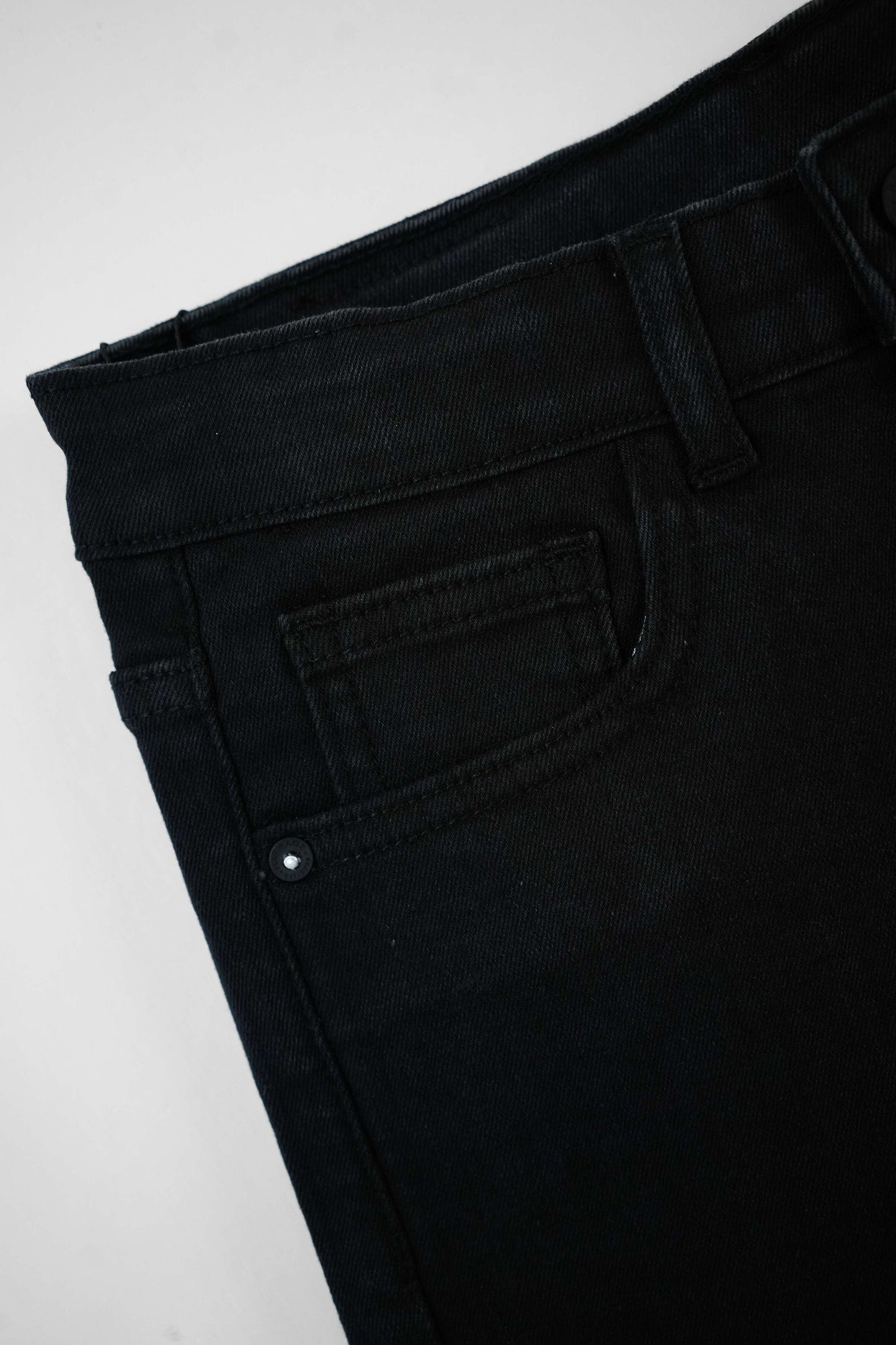 Men's Skinny Fit Denim Jeans - Black
