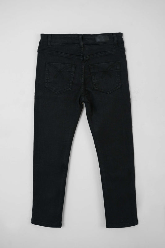 Men's Skinny Fit Denim Jeans - Black