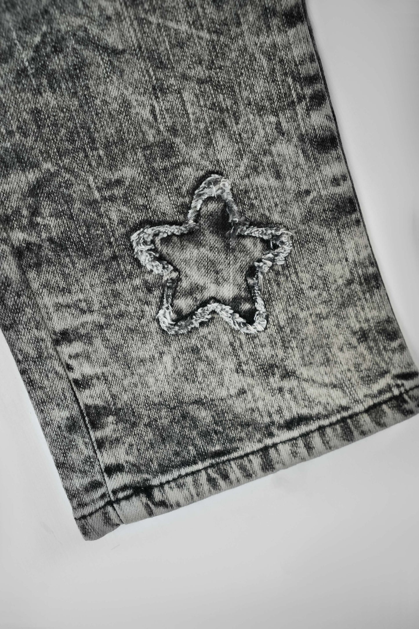 Little Girls' Straight Fit Denim Jeans - Grey