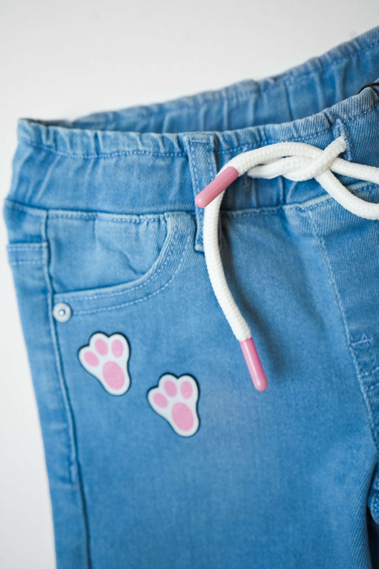 Little Girls' Straight Fit Denim Jeans - Light Blue