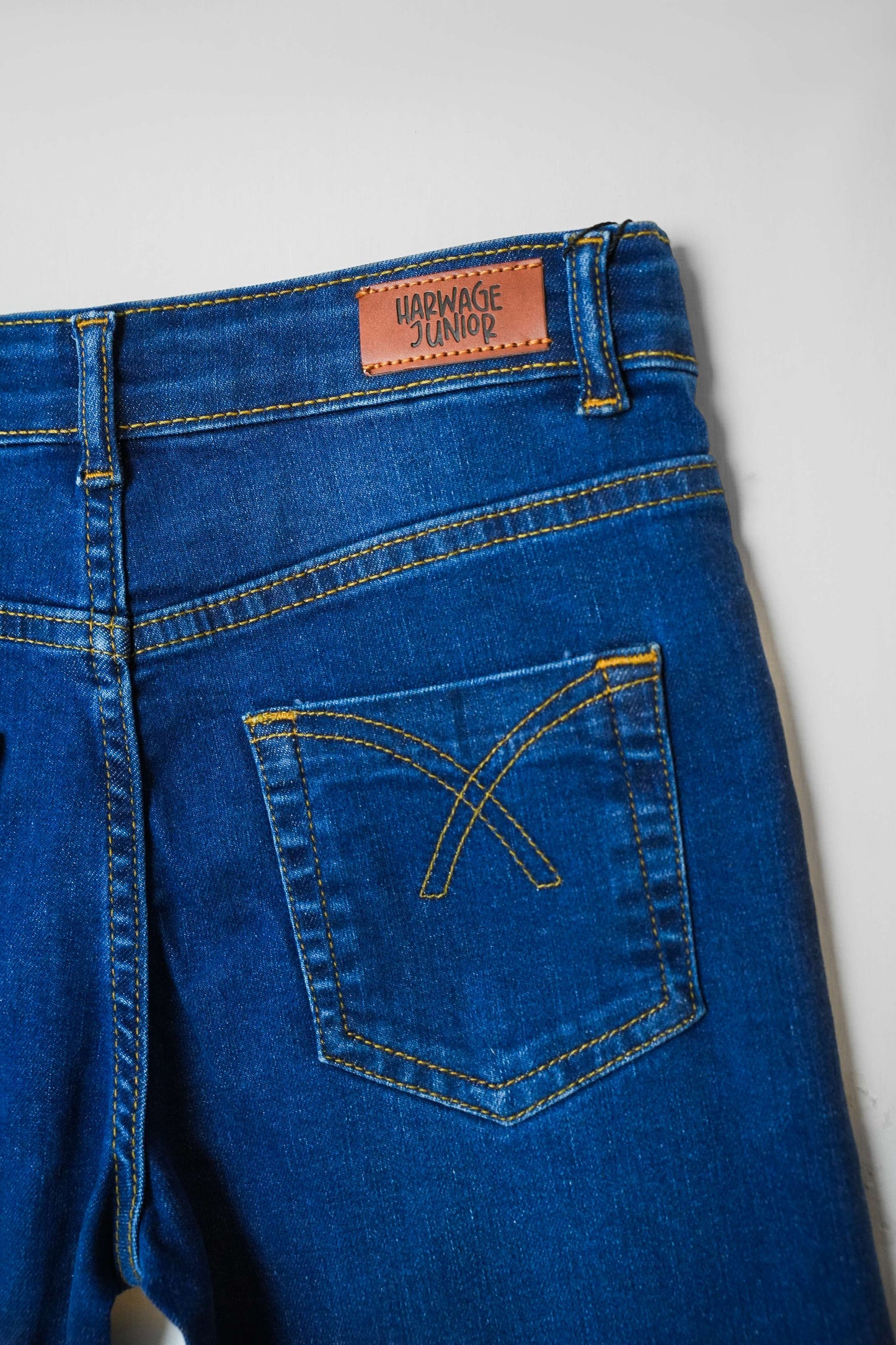 Boys' Straight Fit Denim Jeans-mid-blue