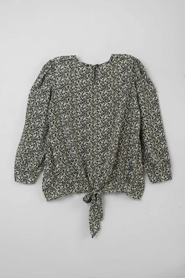 Women Cropped Shirt - Dark Green