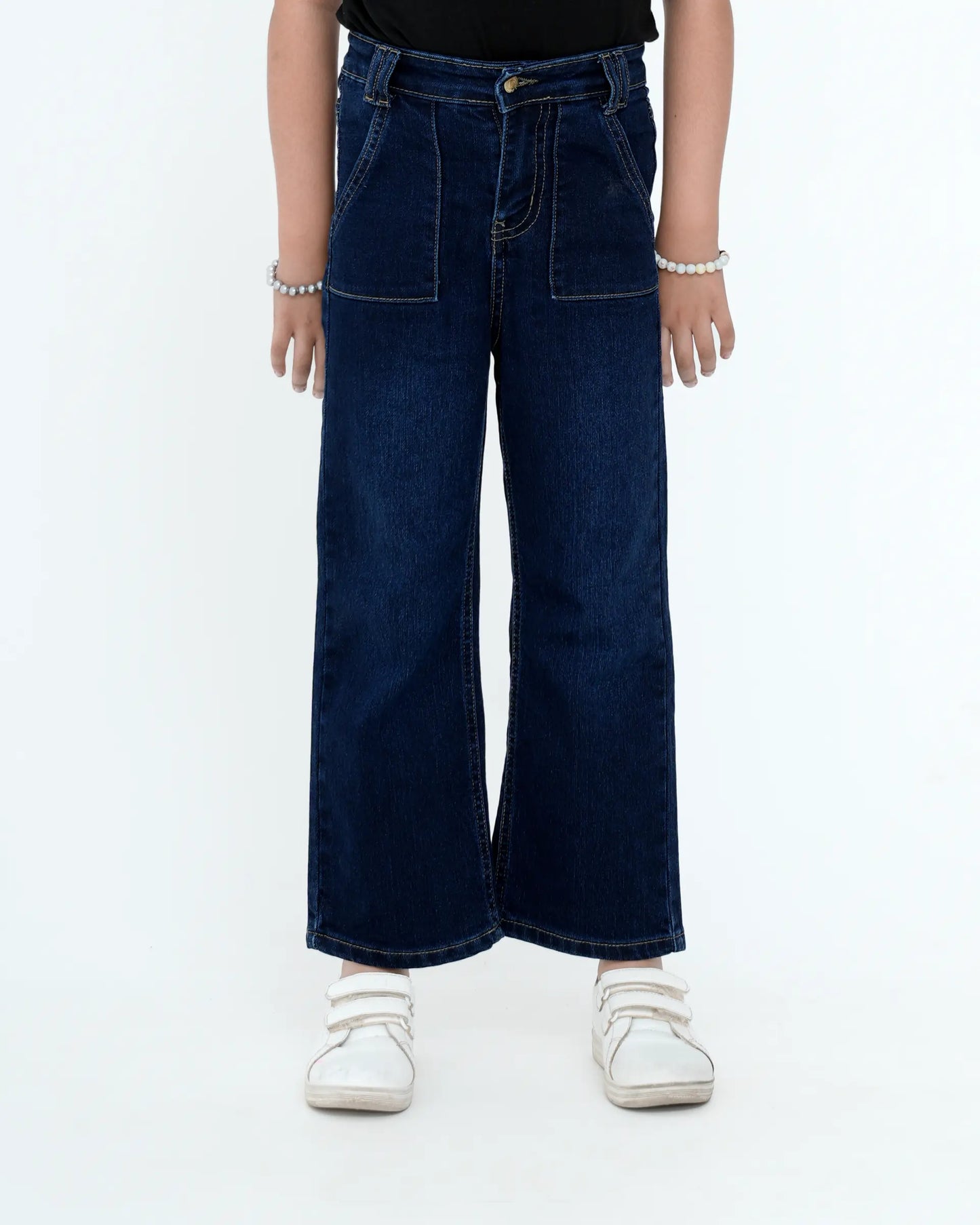 Girl Basic Straight Fit - Dark Blue
