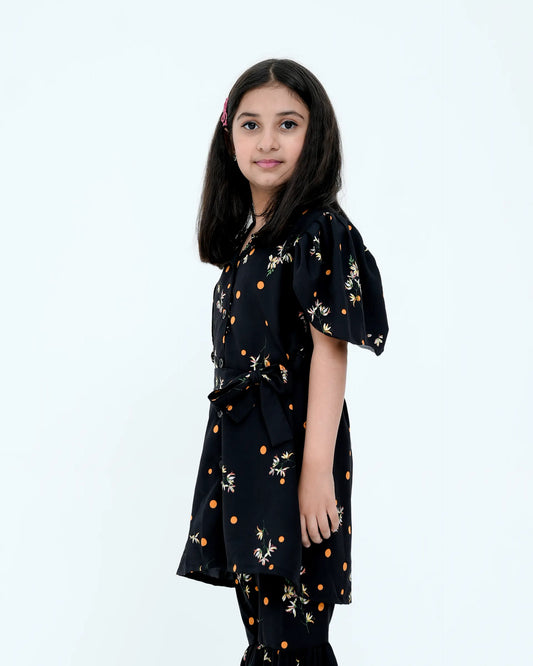 Girl Co-Ord Set - Black