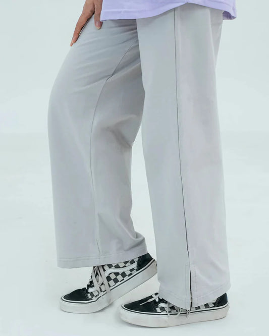 Women Basic Wide Leg Trousers