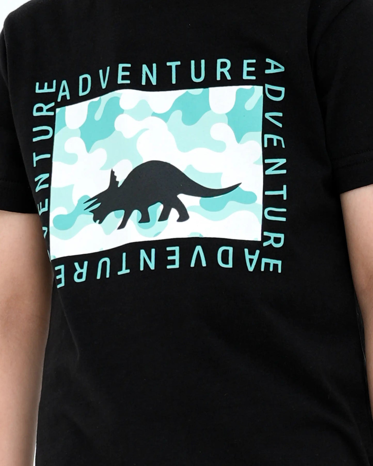 Junior Top and Bottom Set - Jet Black