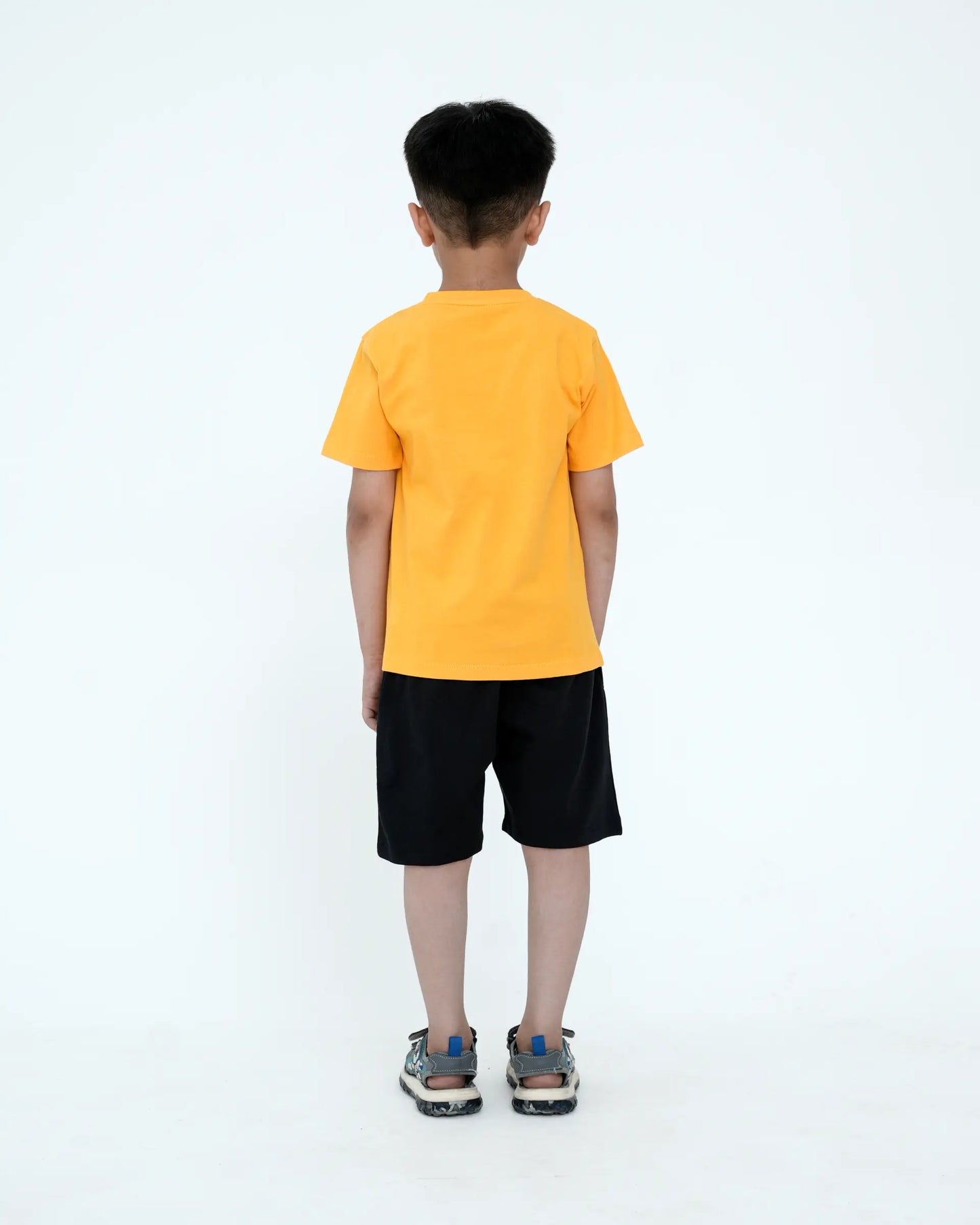 Lemon chrome outfit back view