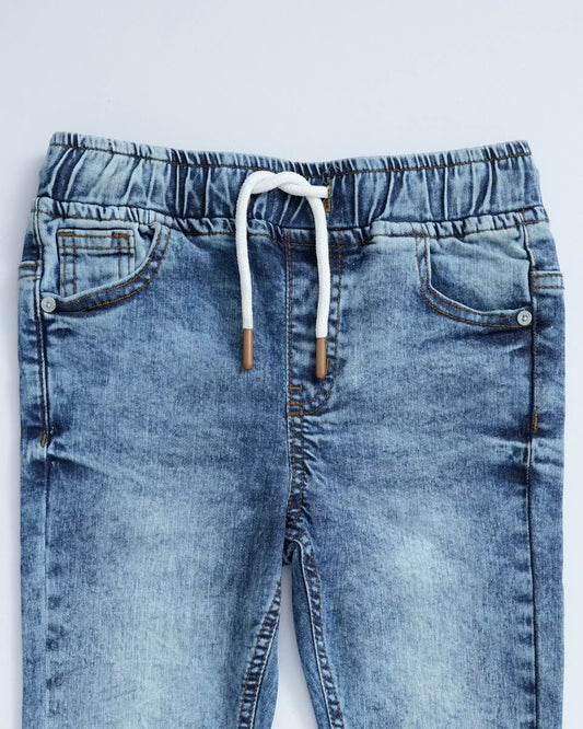 Light Blue Easy Straight Jeans