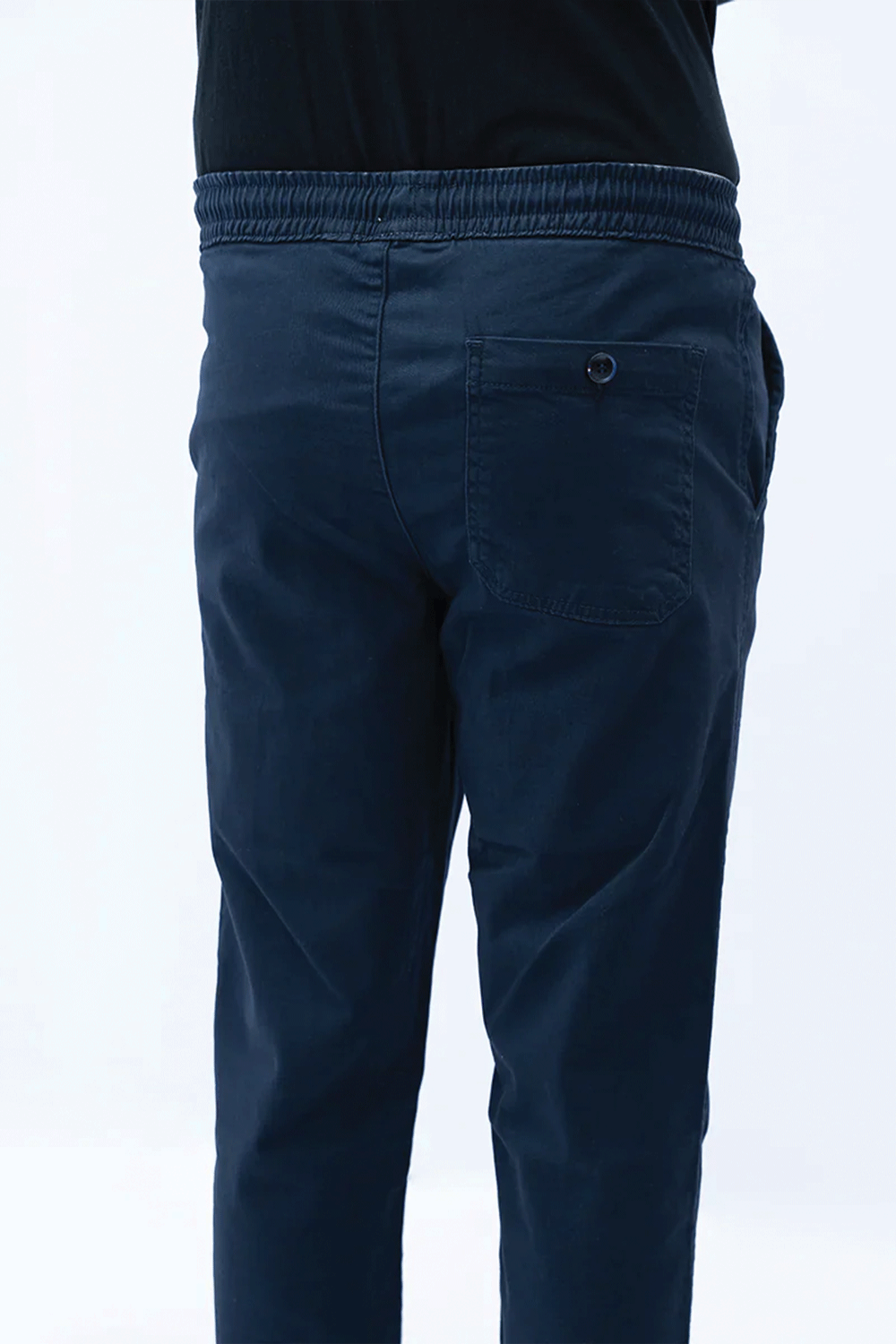 Men Jogger Elasticated Trouser - Navy