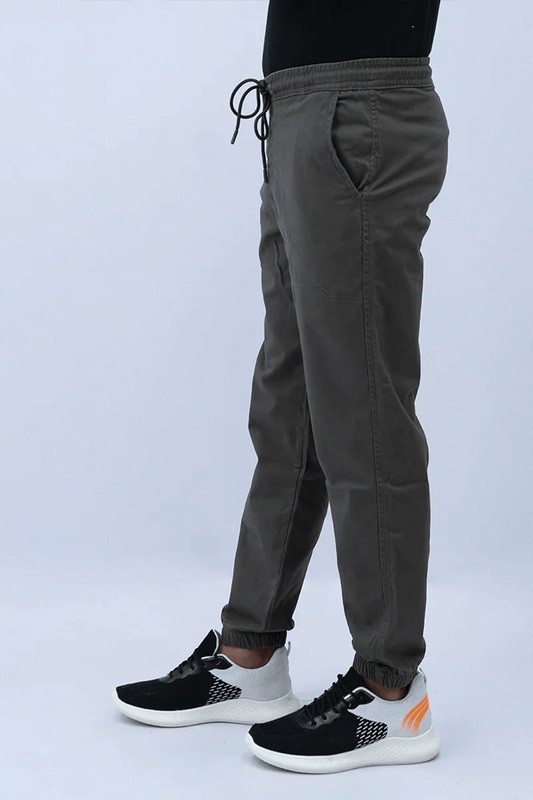 Men Jogger Elasticated Trouser - Olive