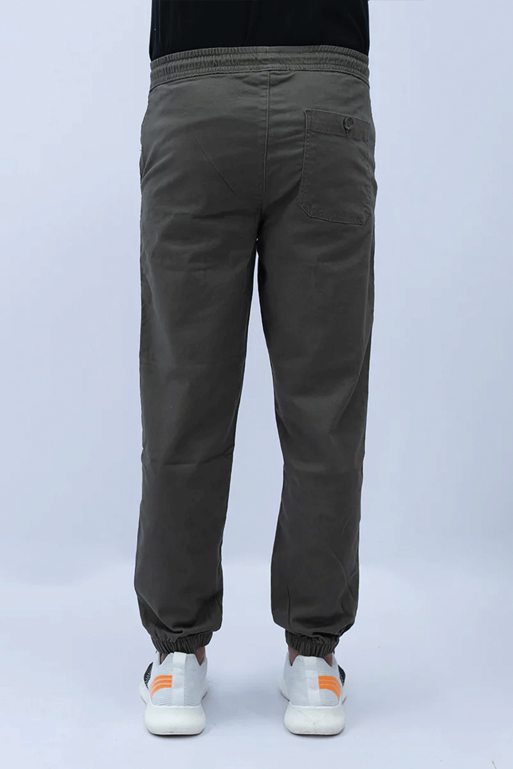 Men Jogger Elasticated Trouser - Olive