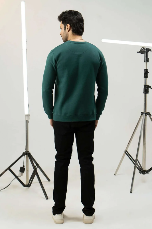 Men Regular Fit Sweatshirt - Green