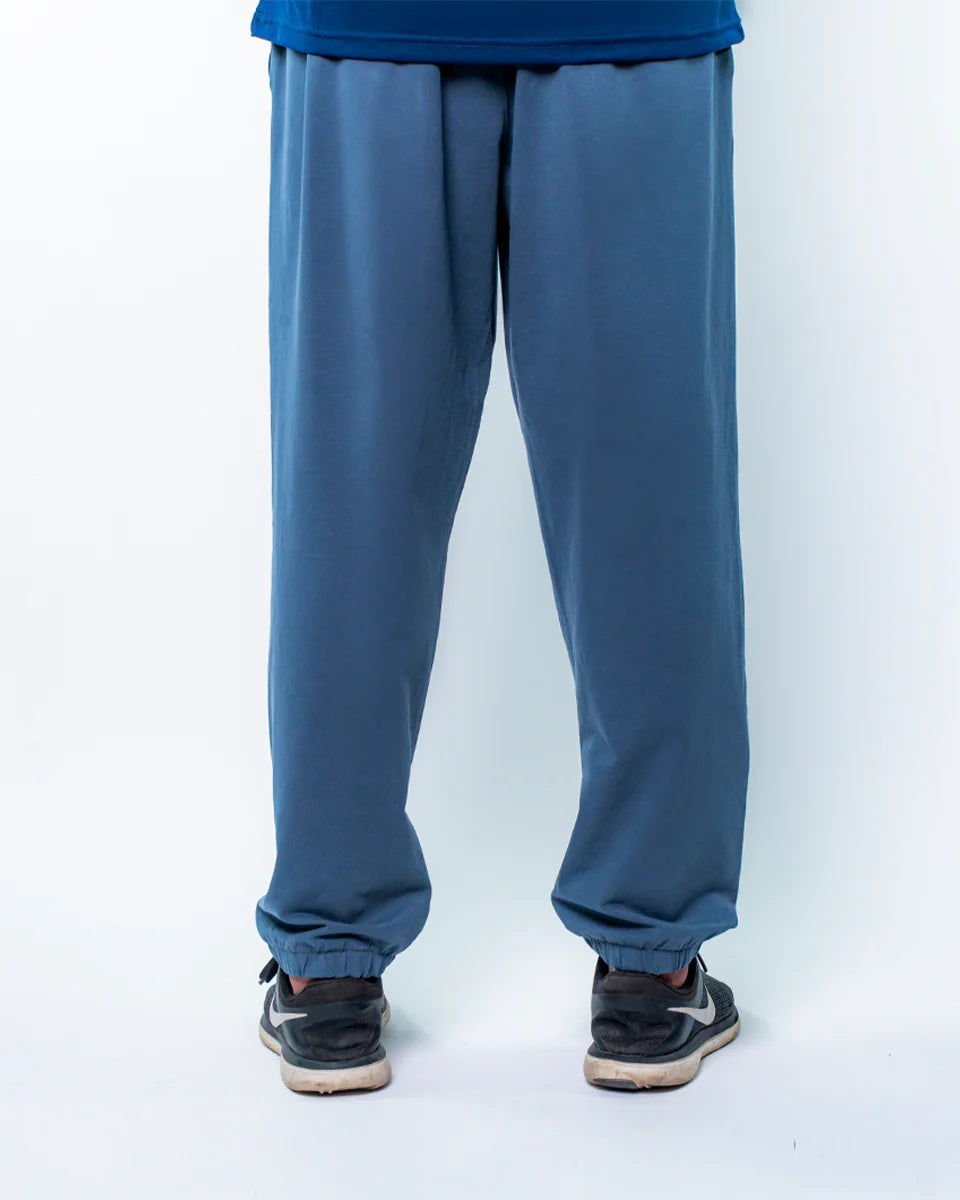 Men Basic Trousers - Blue