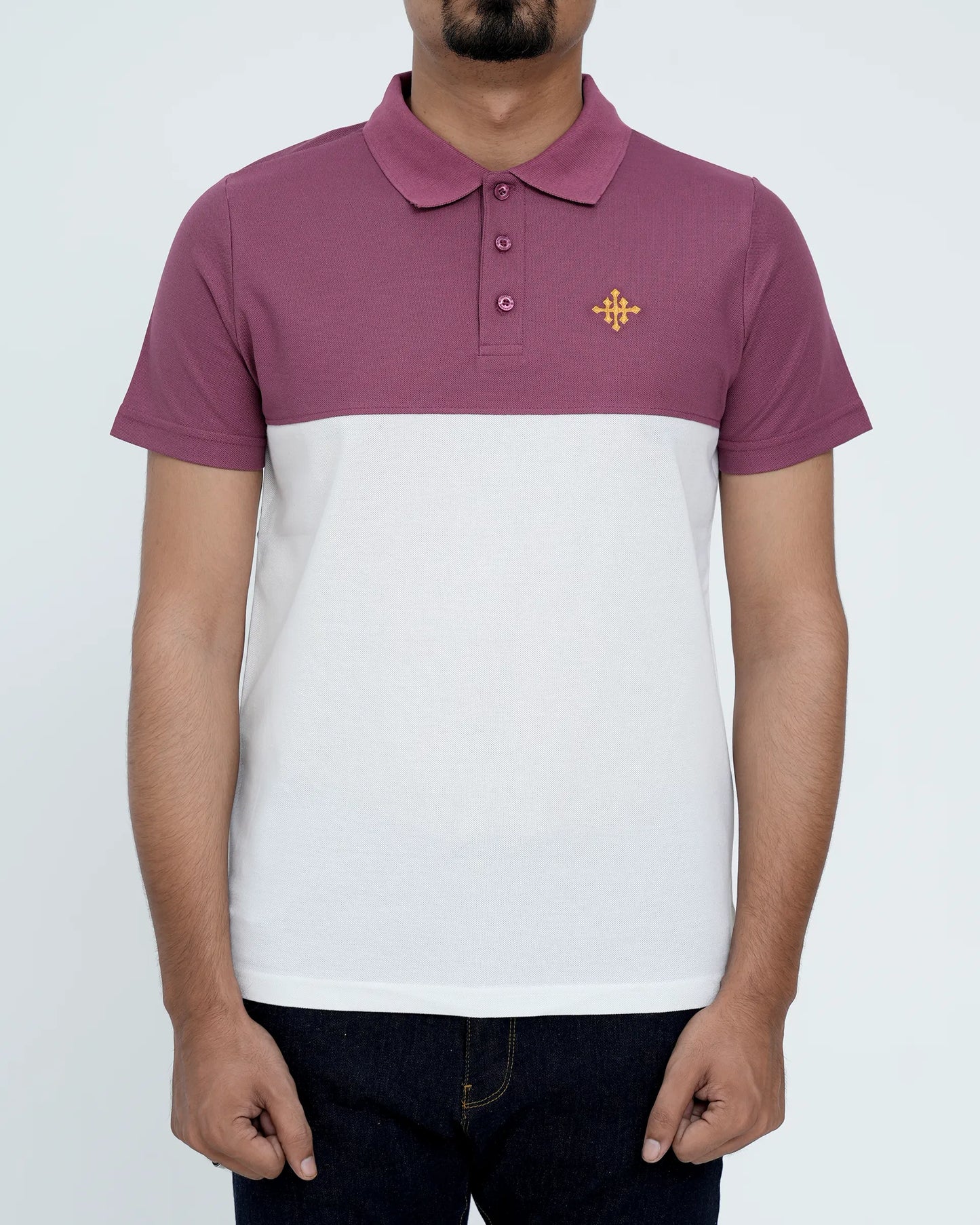 Men Cutline Polo Shirt - Hawthorn