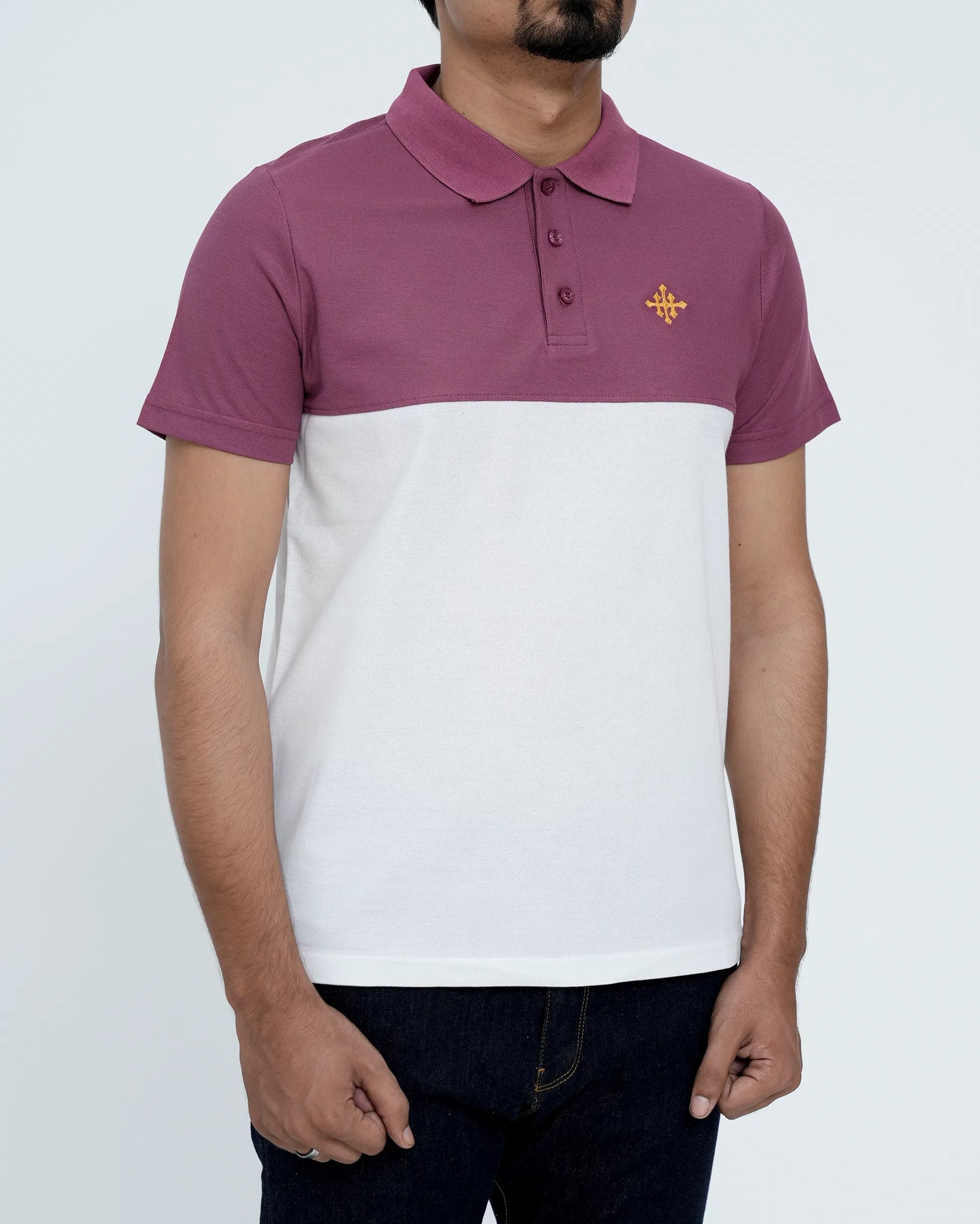 Men Cutline Polo Shirt - Hawthorn