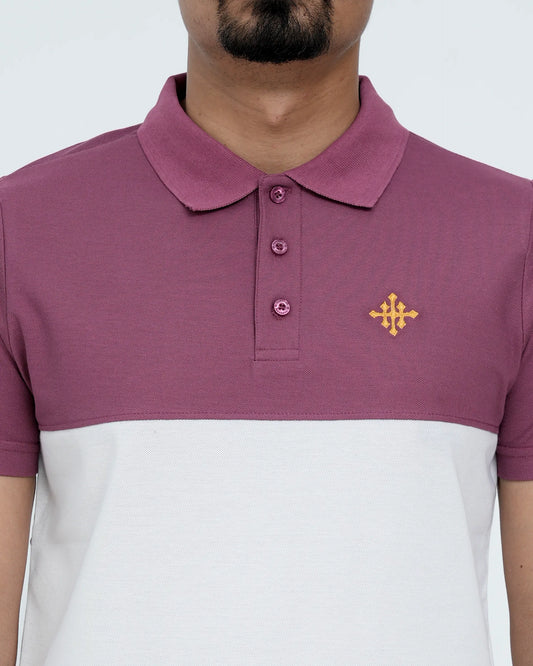 Men Cutline Polo Shirt - Hawthorn