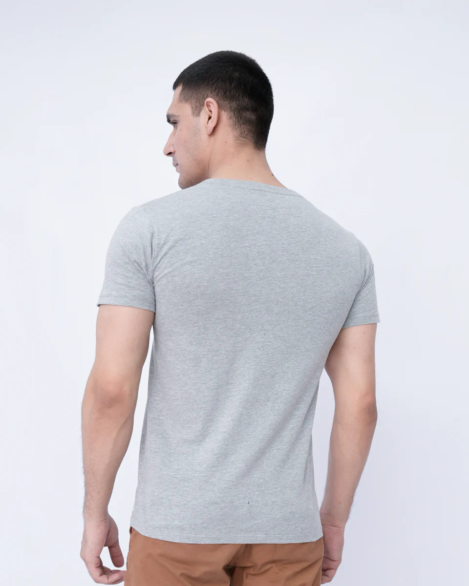 Men Graphic T Shirts - Grey