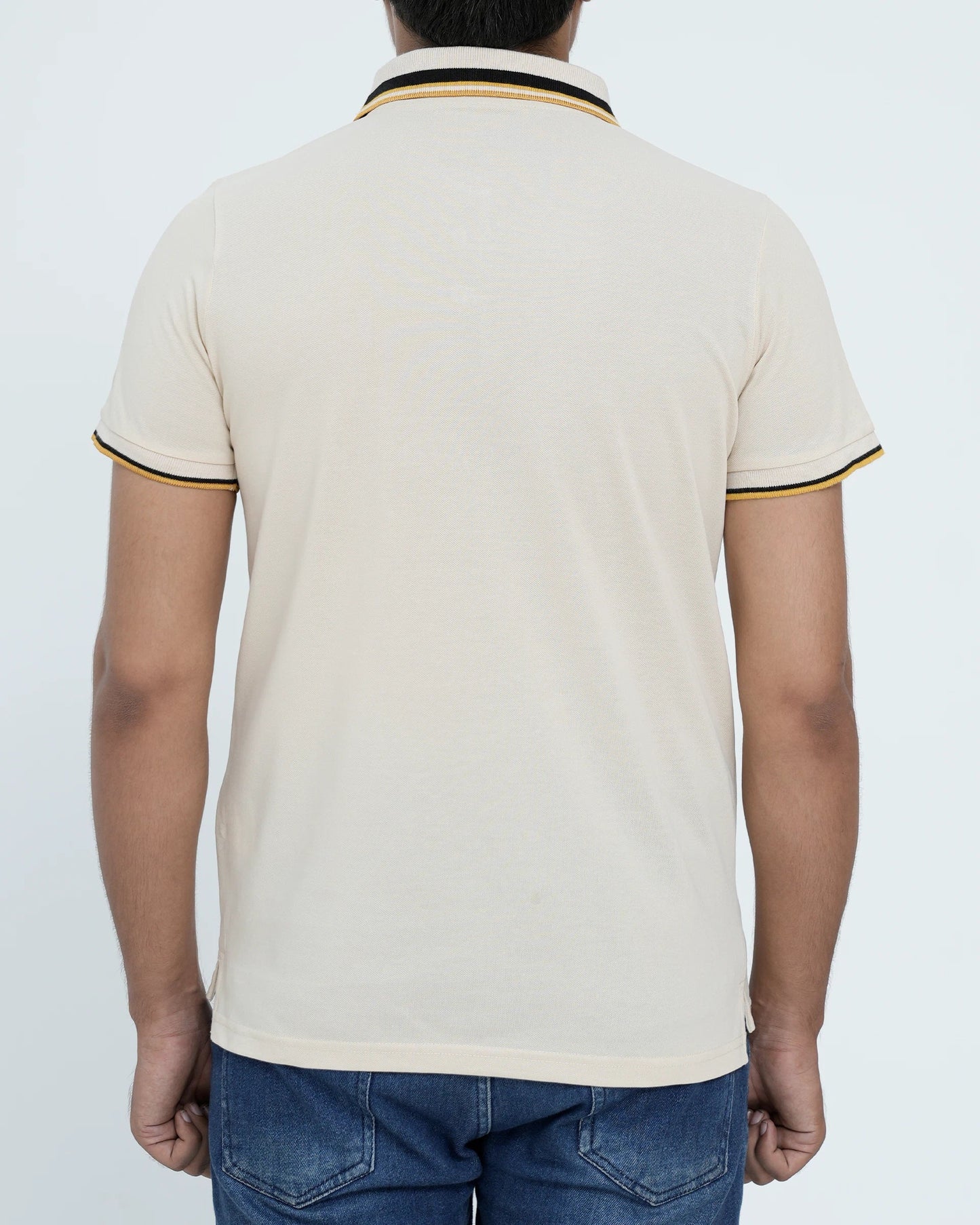 Men Signature Polo Shirt - White Swan