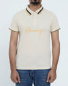 Men Signature Polo Shirt - White Swan