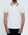 Men Tipping Polo Shirt - White