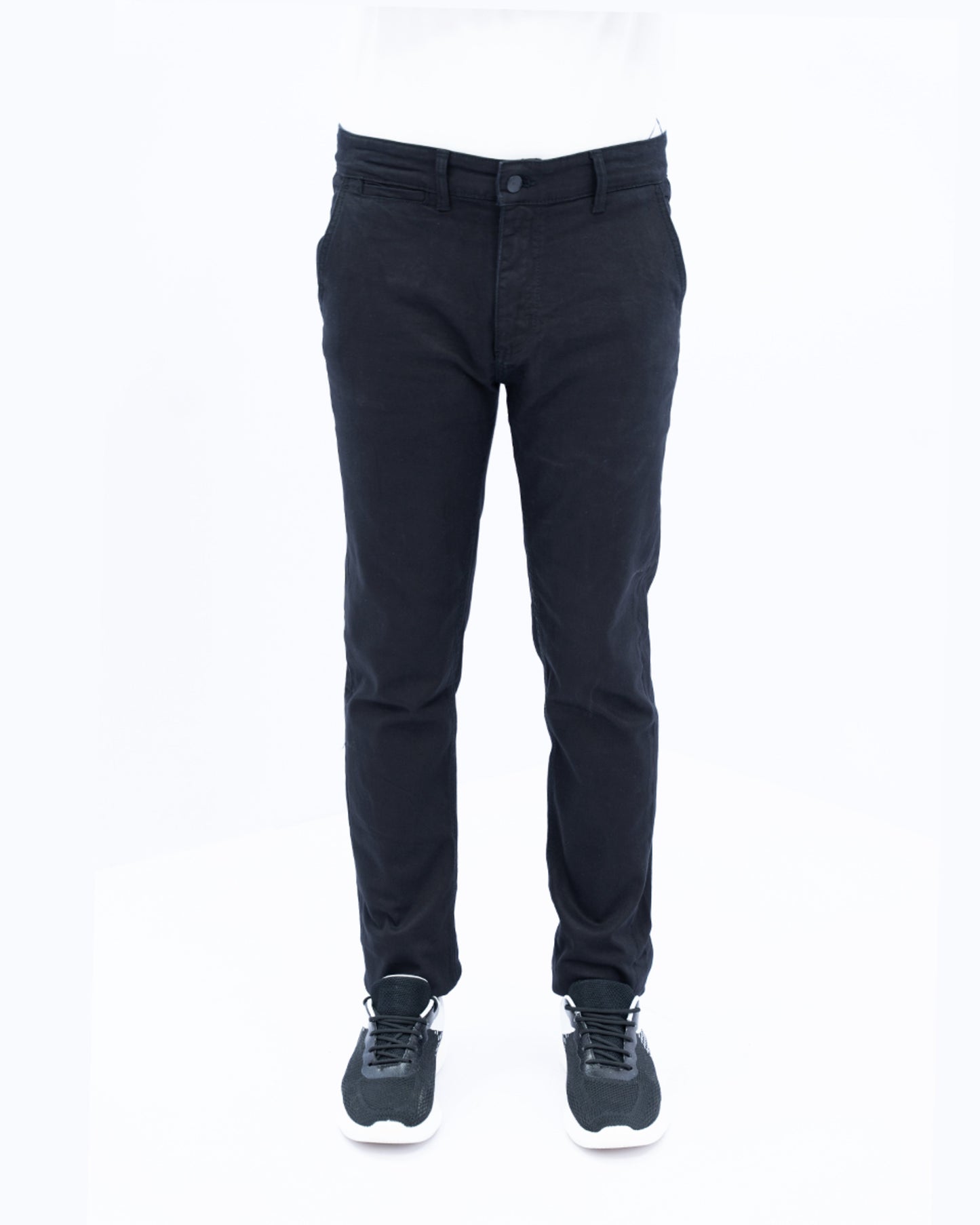 Men Black Chino Denim Jeans