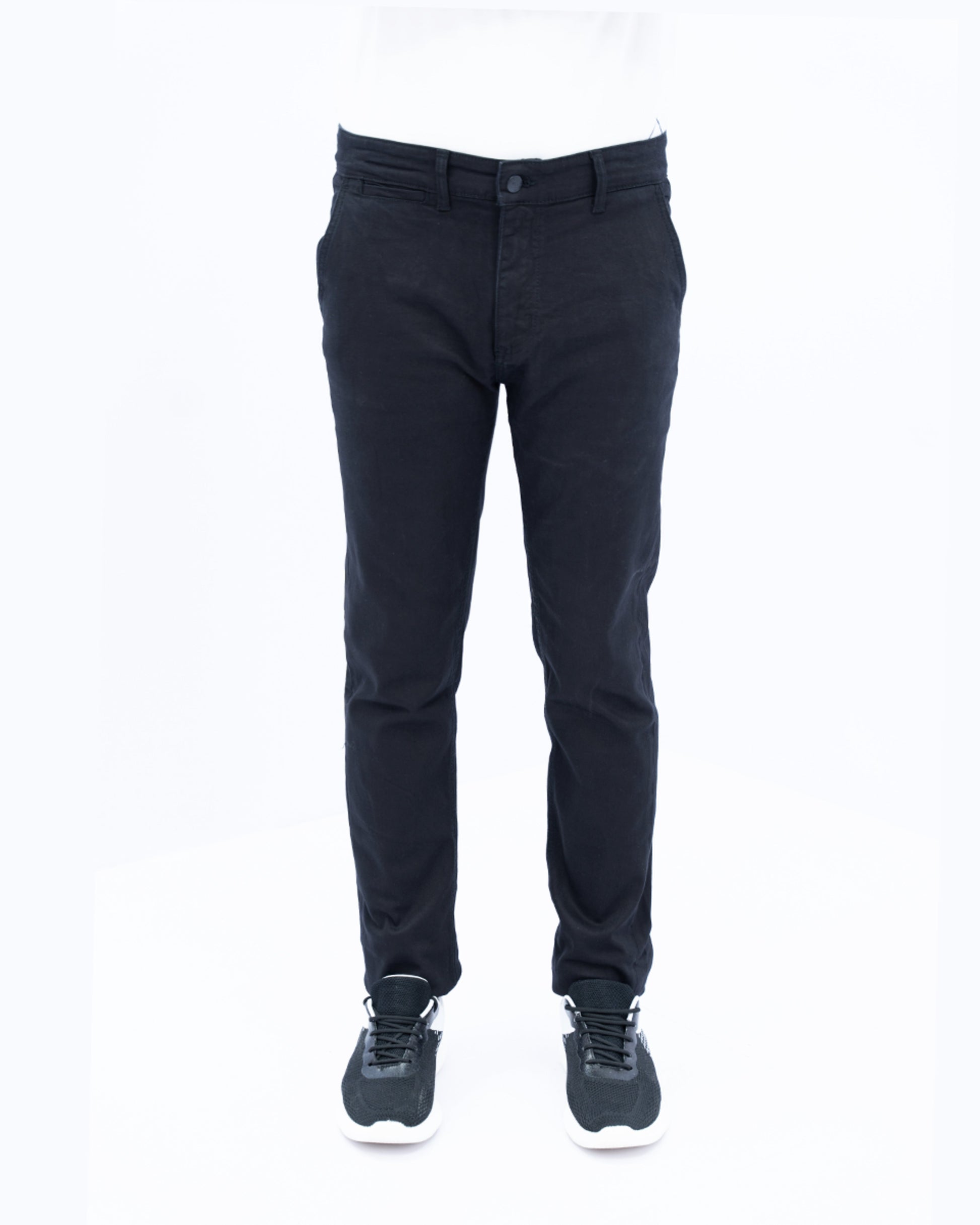 Men Black Chino Denim Jeans