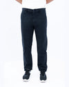 Men Black Elasticated Chino Pant