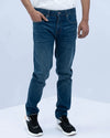 Men Green Tint Carrot Fit Jeans